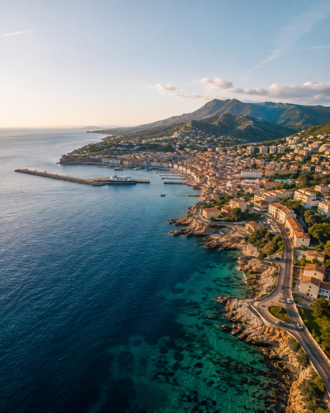 Littoral vu du ciel